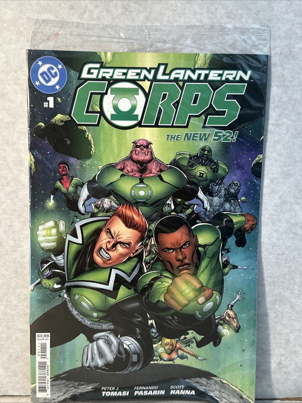 DC NEW 52 GREEN LANTERN CORPS #1 1ST PRINTING GUY GARNDER JOHN STEWART M7